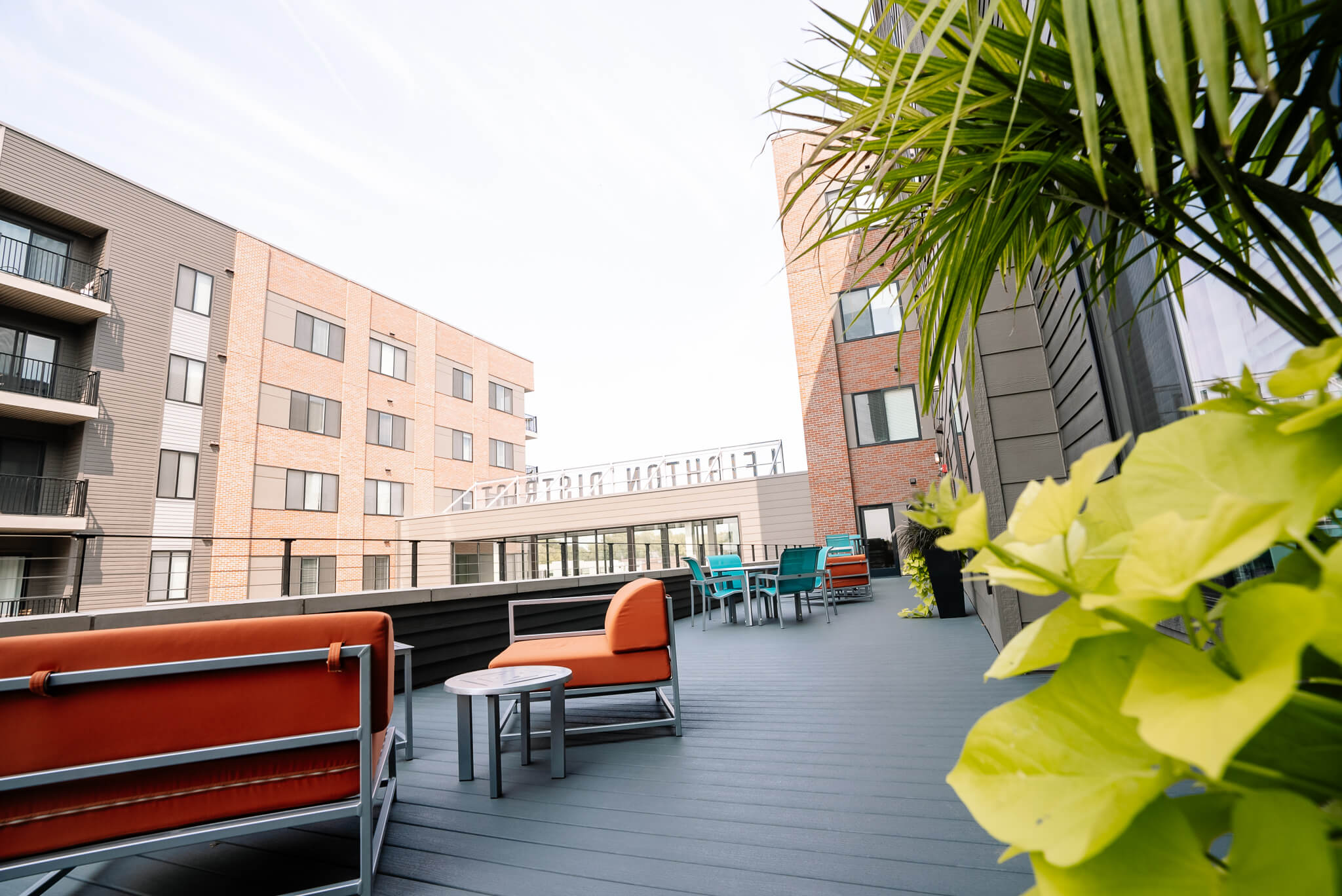 The Flats rooftop deck